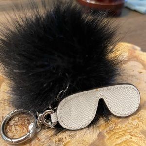 Michael Kors Pom Pom Keychain